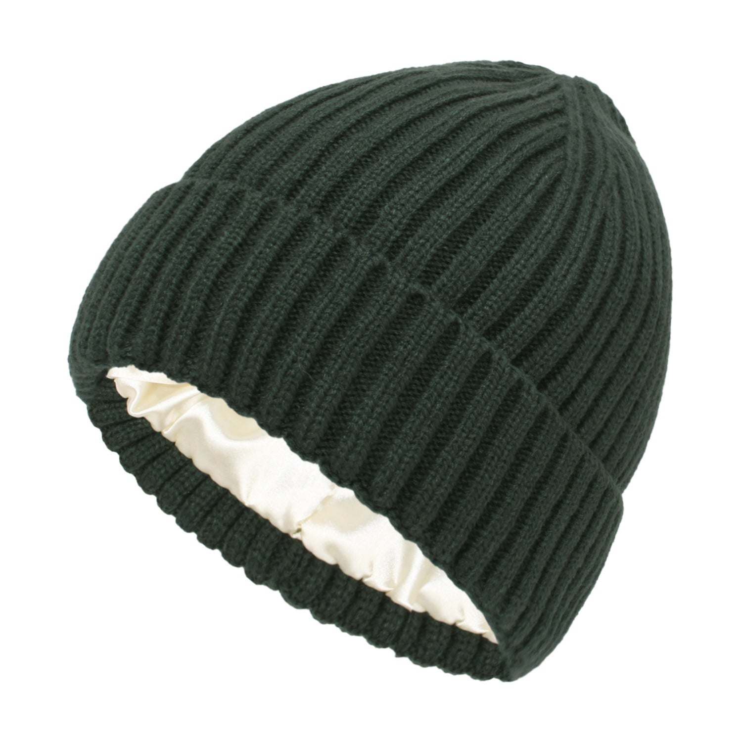 Denise - Anti-Frizz Satin-Lined Winter Beanie