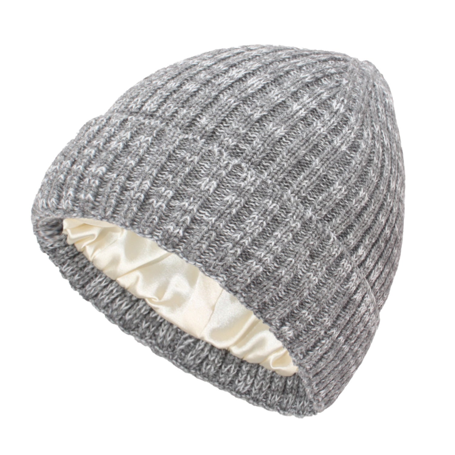 Denise - Anti-Frizz Satin-Lined Winter Beanie