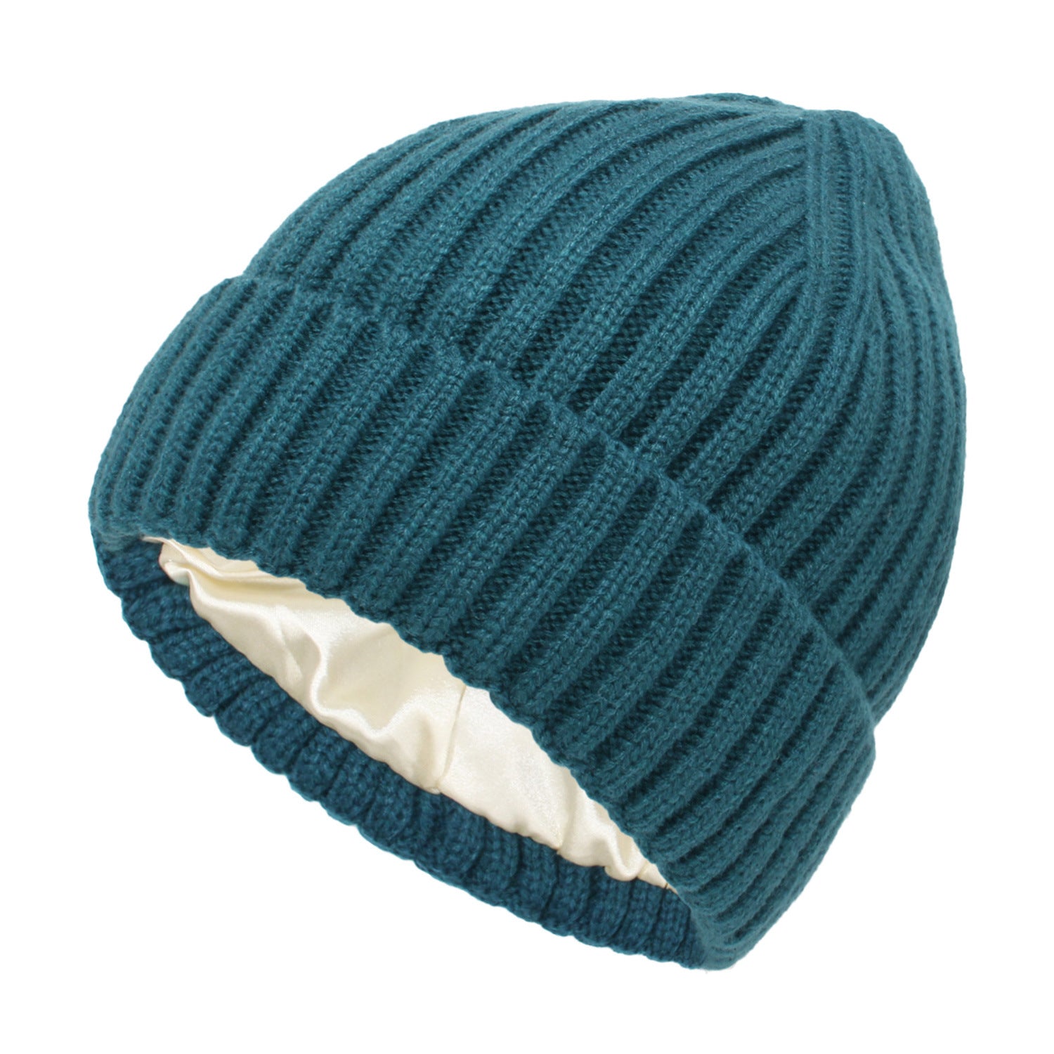 Denise - Anti-Frizz Satin-Lined Winter Beanie