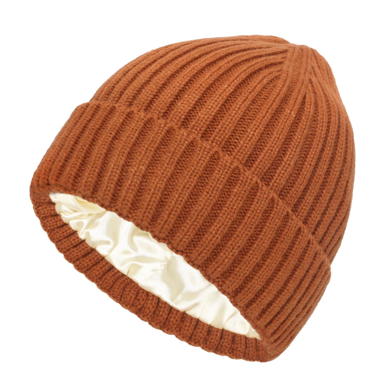 Denise - Anti-Frizz Satin-Lined Winter Beanie