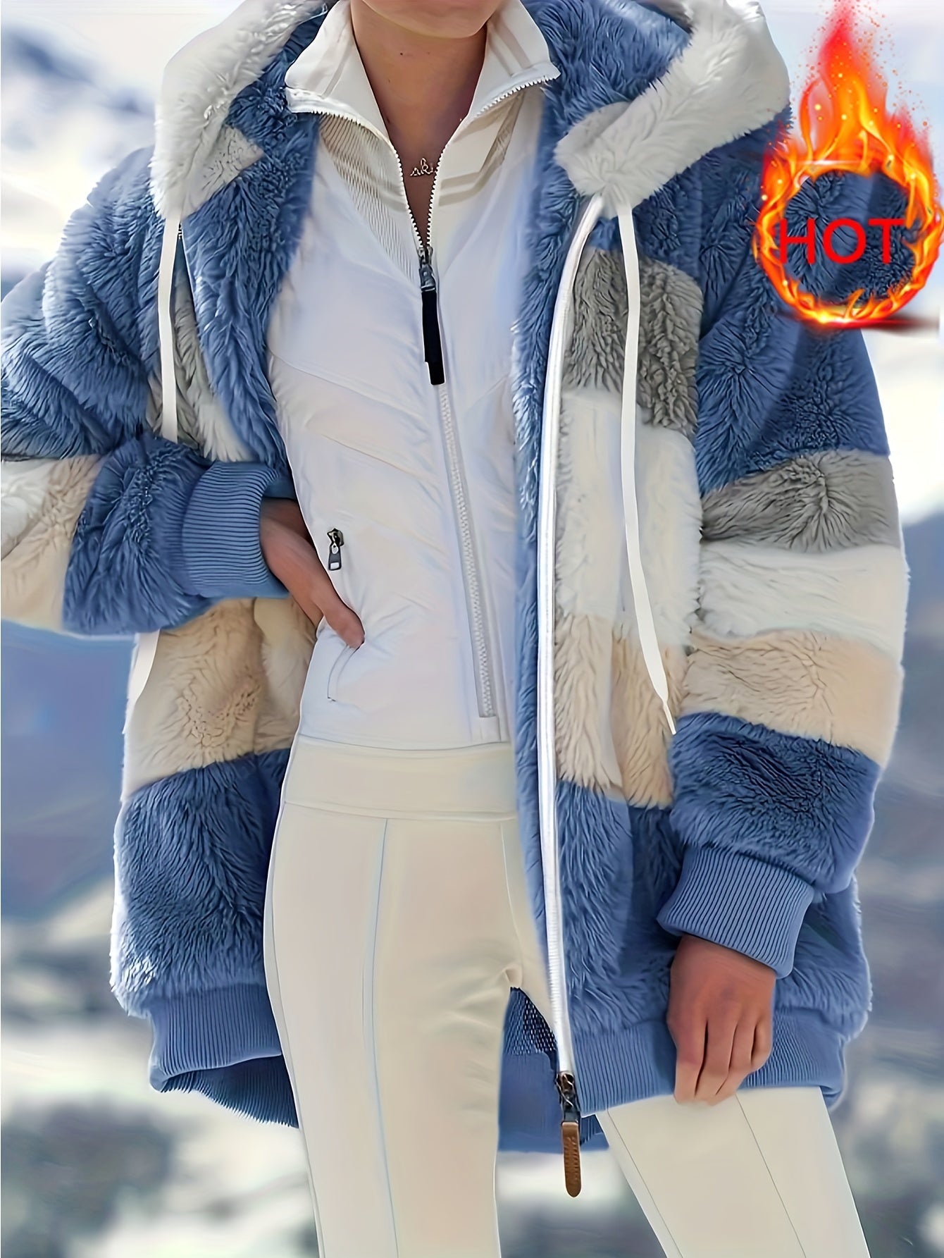 Serena | Plush Hooded Coat