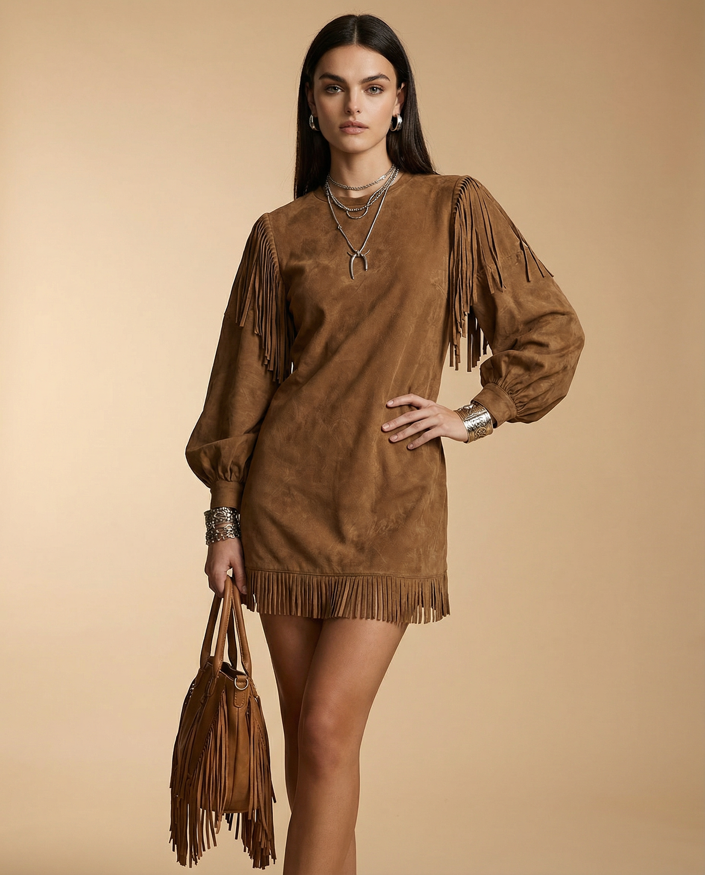 Emma | Suede Mini Dress