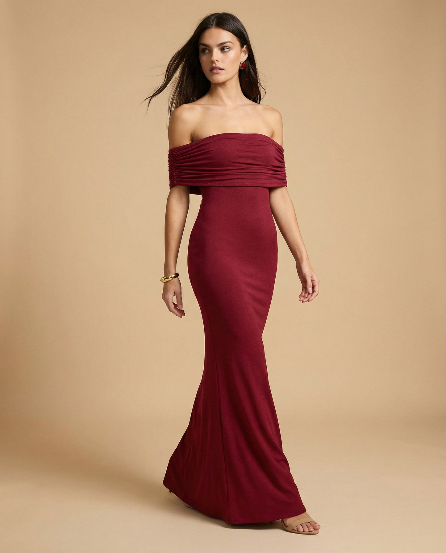 Olympia | Elegant Backless Maxi Dress