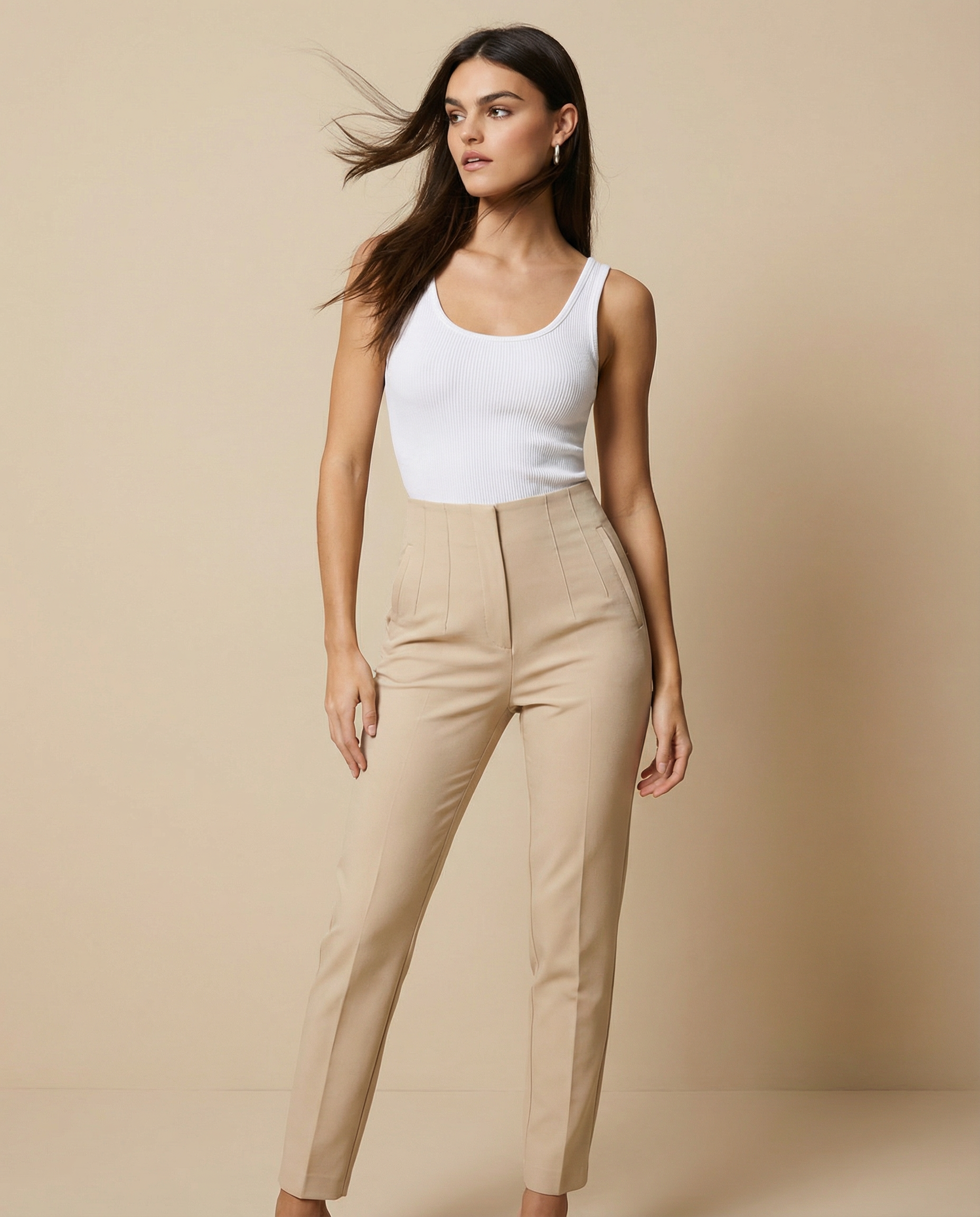 Lavette | Casual Trousers High Waist