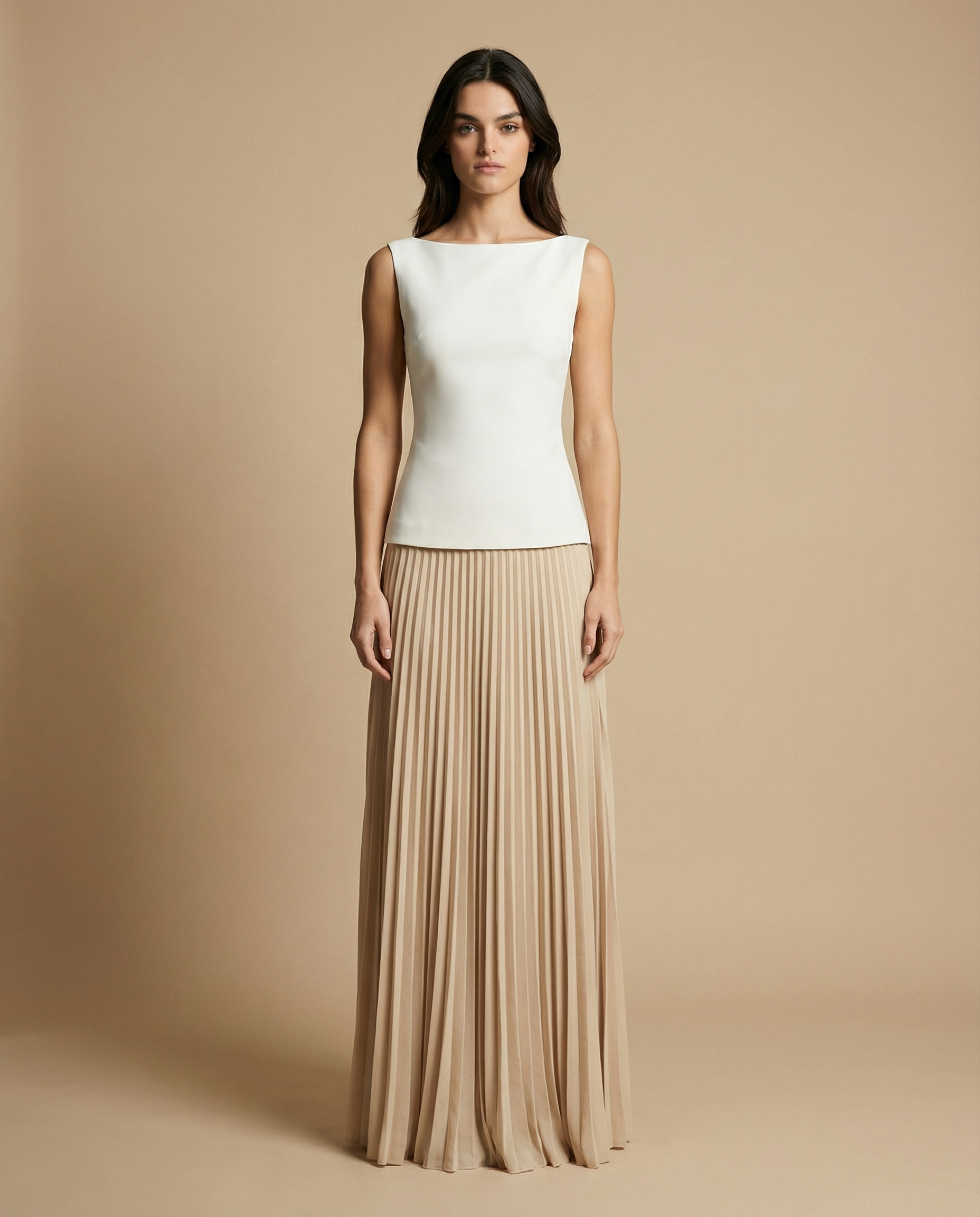 Serena | Pleated Maxi Dress