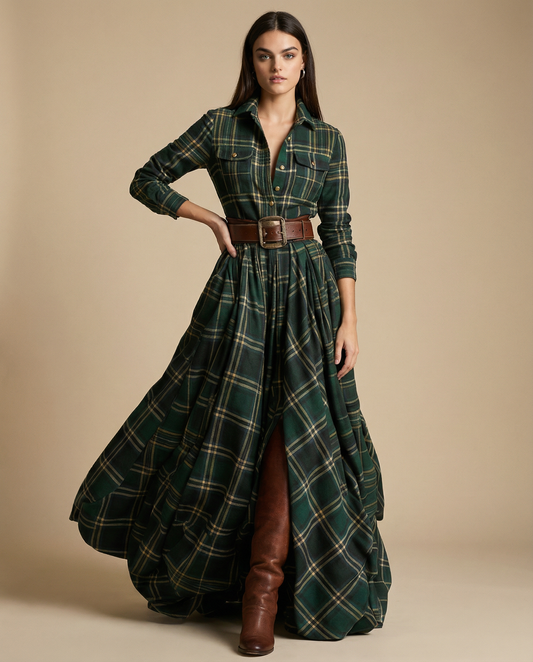 Scarlett | Belted Shirt Dress