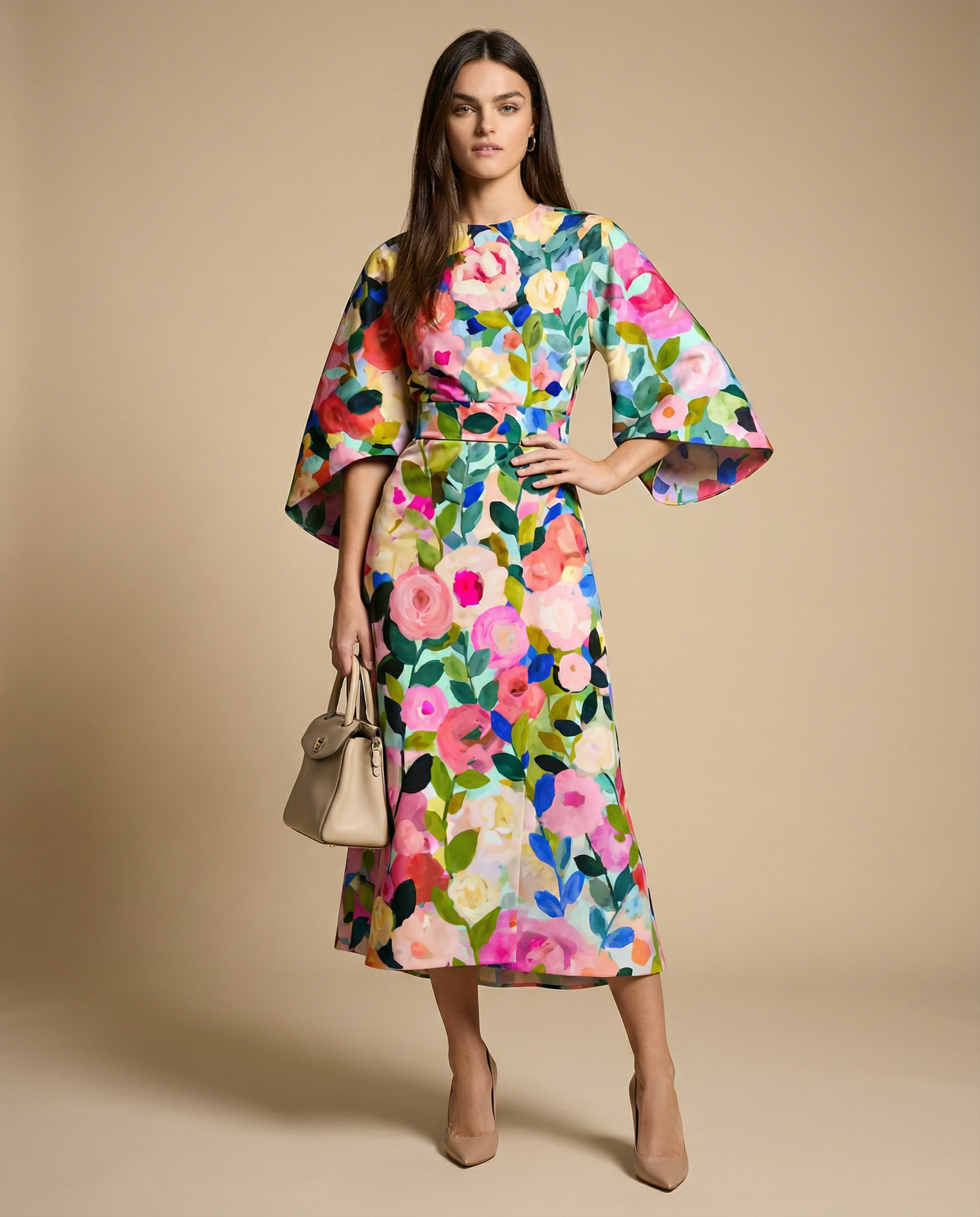 Michelle | Elegant Floral Dress