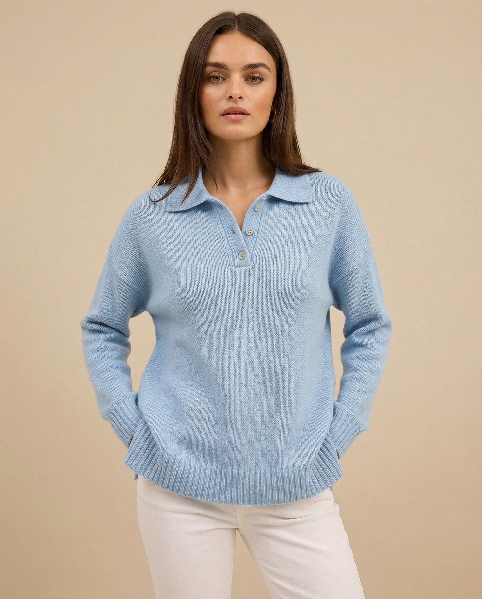 Susan | Soft Sweater With Collar
