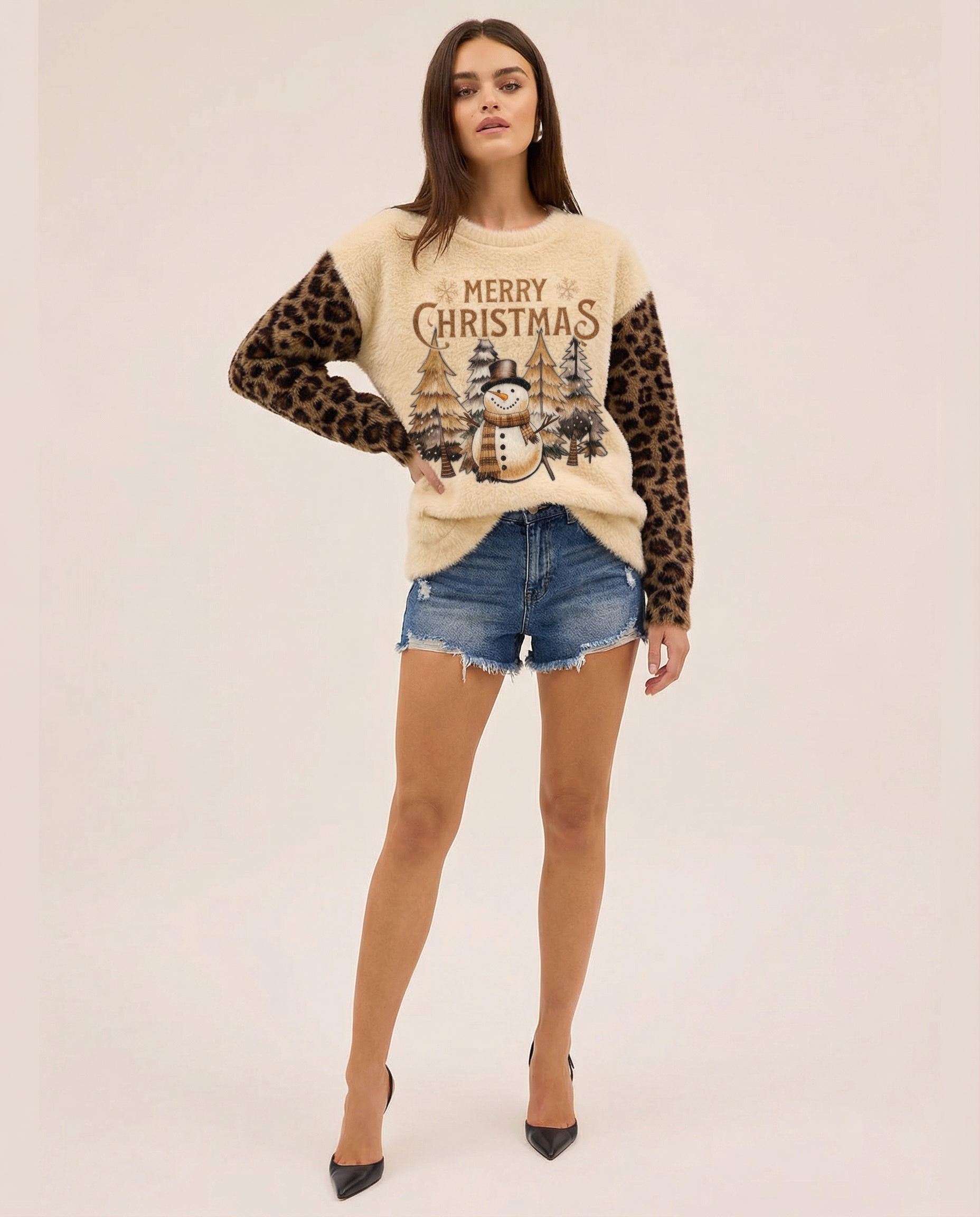 Christmas Fall/Winter Warm Plush Sweatshirt