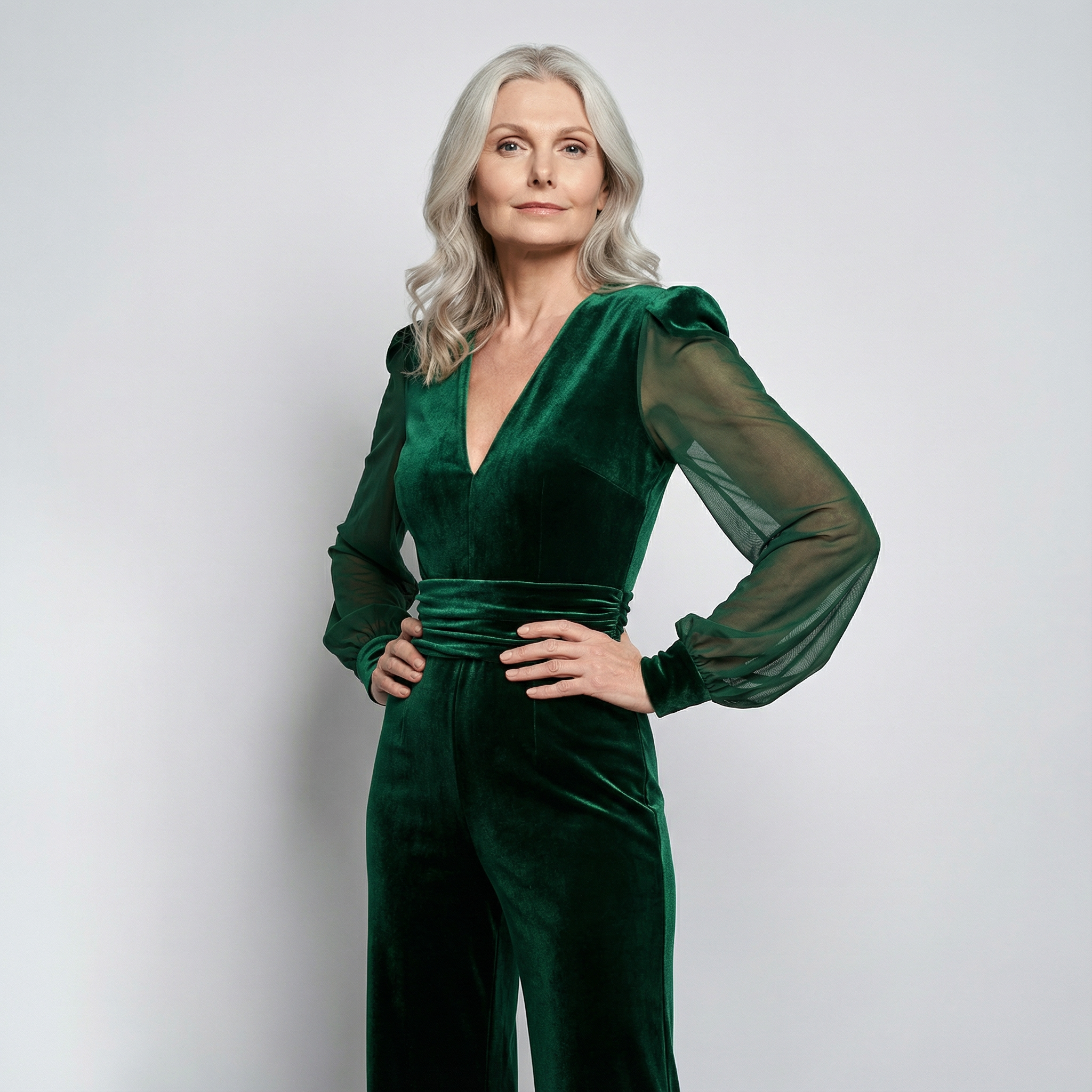 Sophie | Elegant Velvet Jumpsuit