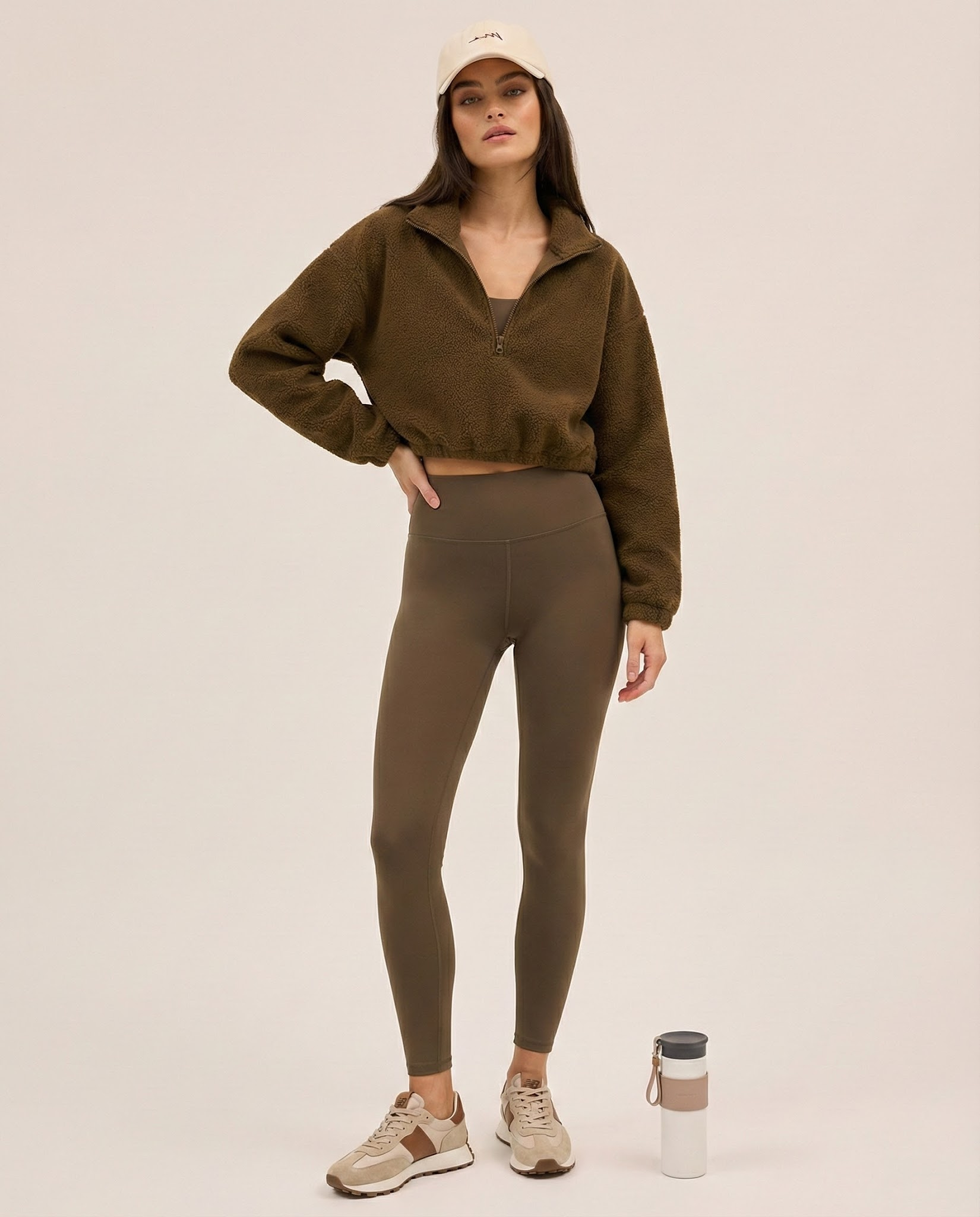 Marlis | Fleece-Lined Yoga Outfit Set