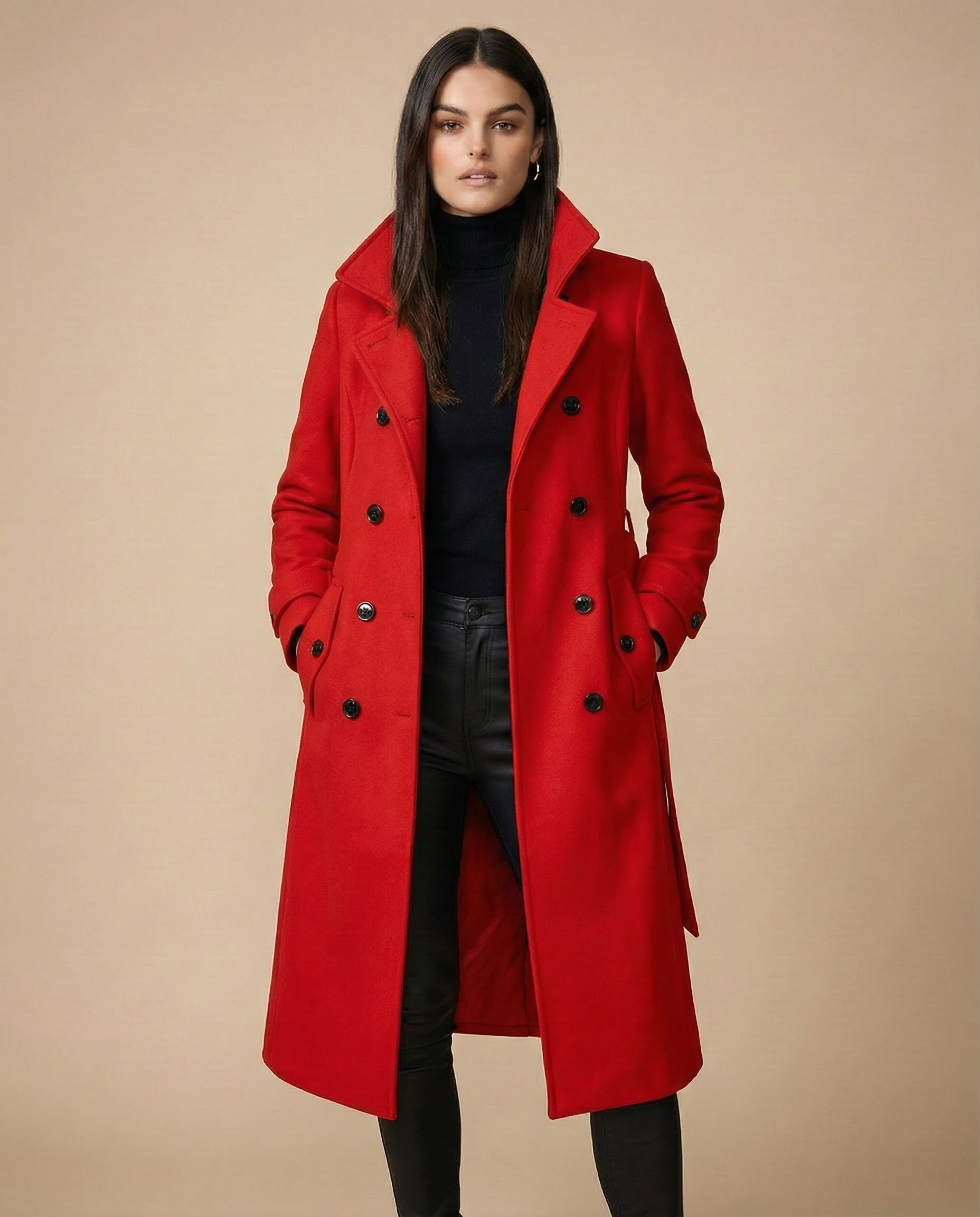 Sandra | Women's Belted Trench Coat