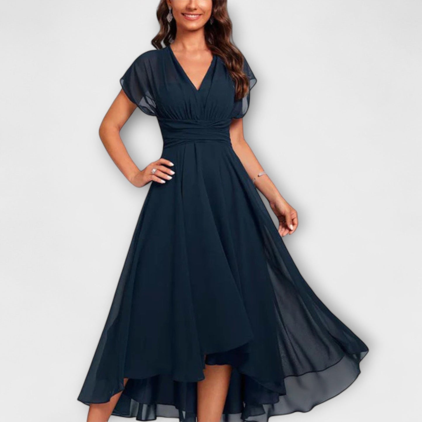 Julia | Elegant Chiffon Dress