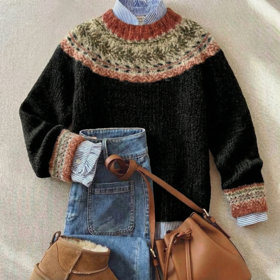 Janet | Heritage Nordic Knit Sweater