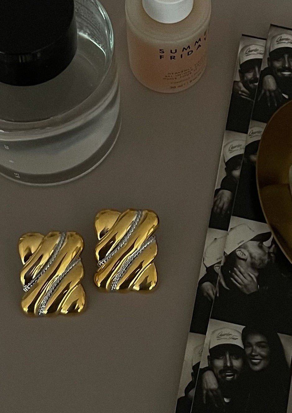 Penrose - Vintage Rectangular Studs