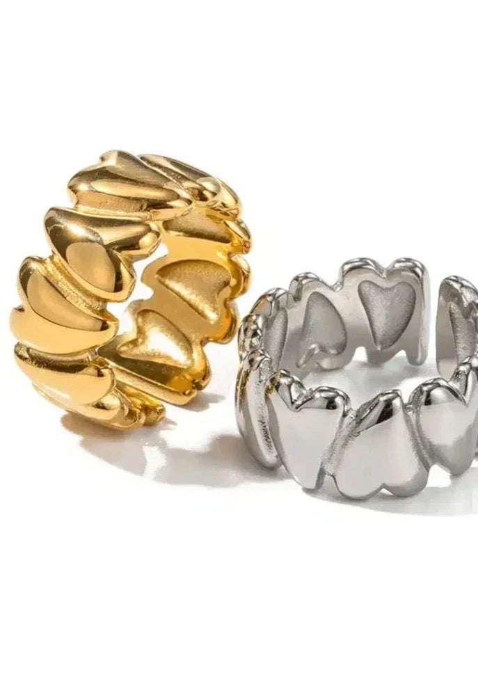 Vivienne - Wrap-Around Heart Ring