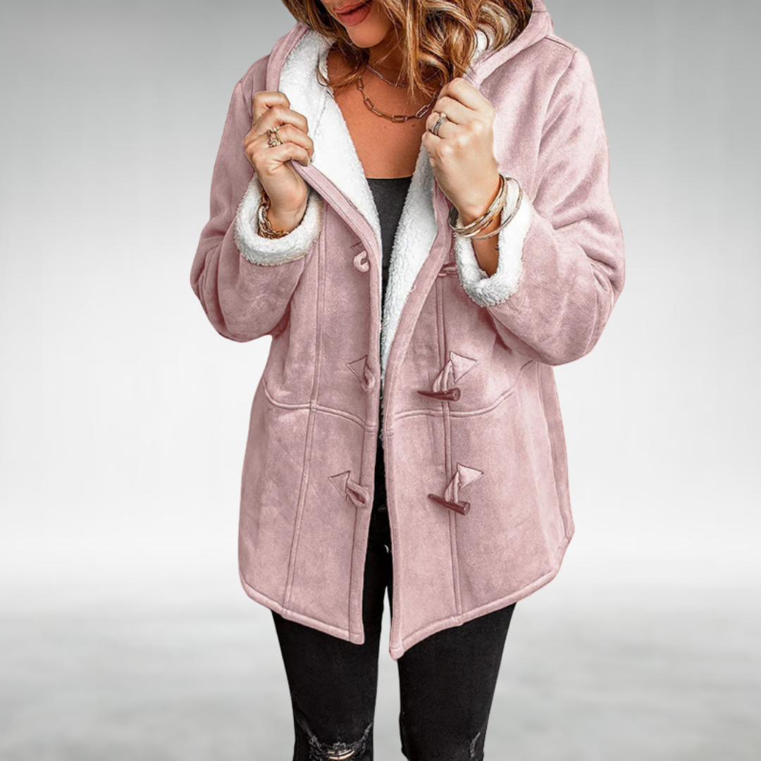 Amara | Fleece-Lined Toggle Coat