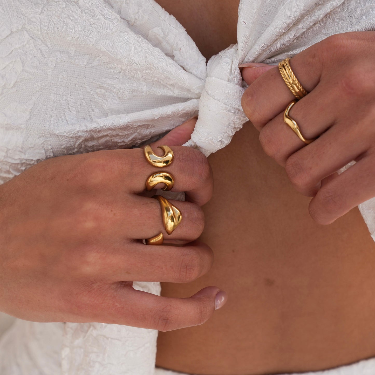 Paola - Adjustable Cozy Ring