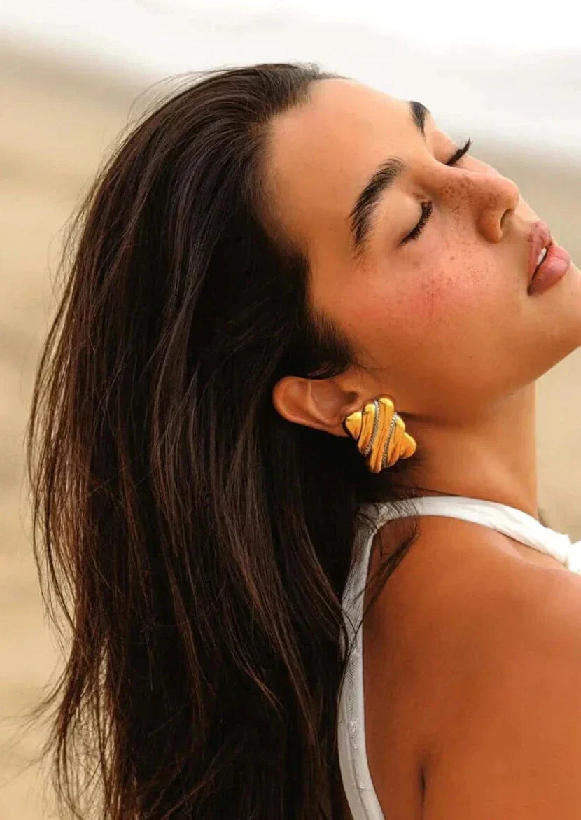 Penrose - Vintage Rectangular Studs