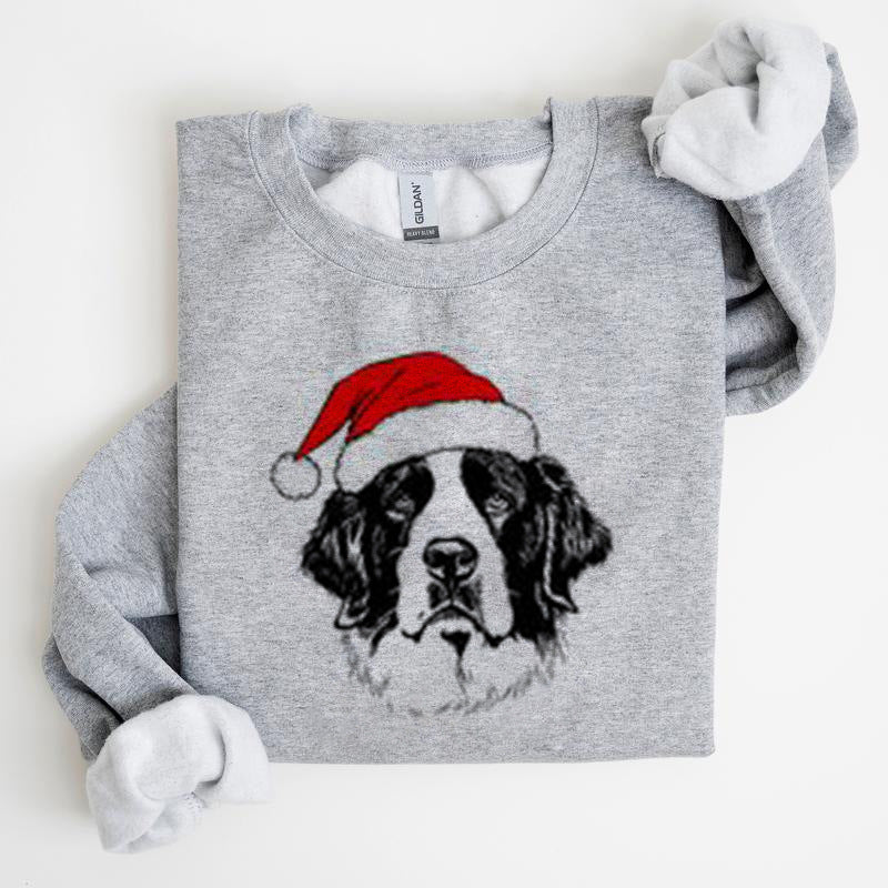 Festive Dog Lover Christmas Jumper – 50+ Breeds | Saint Bernard