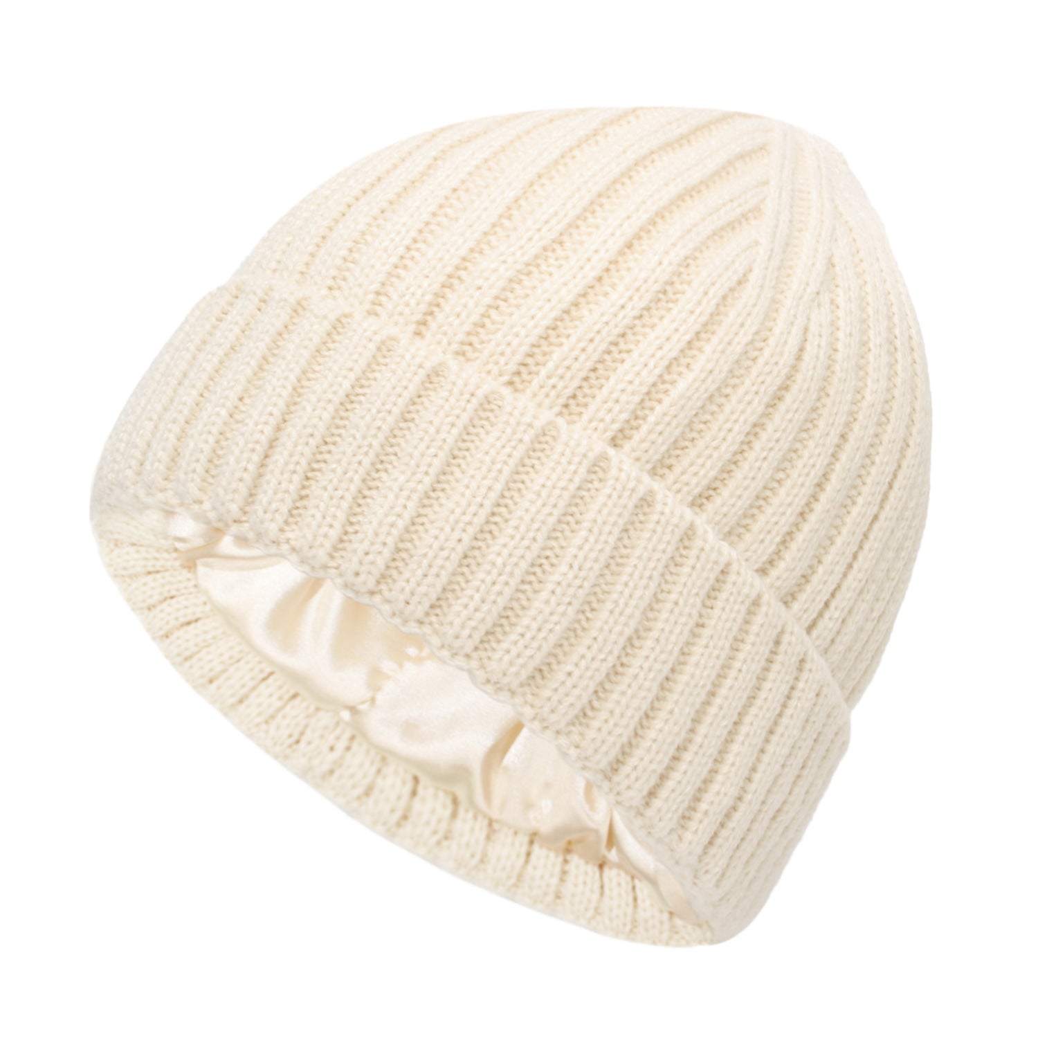 Denise - Anti-Frizz Satin-Lined Winter Beanie