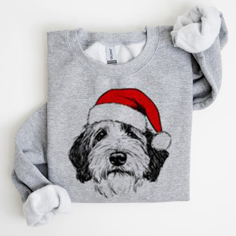 Festive Dog Lover Christmas Jumper – 50+ Breeds | English Sheepdog
