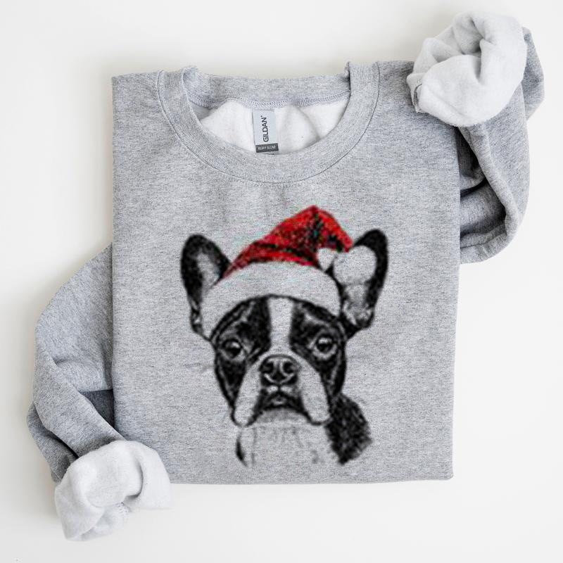 Festive Dog Lover Christmas Jumper – 50+ Breeds | Boston Terrier