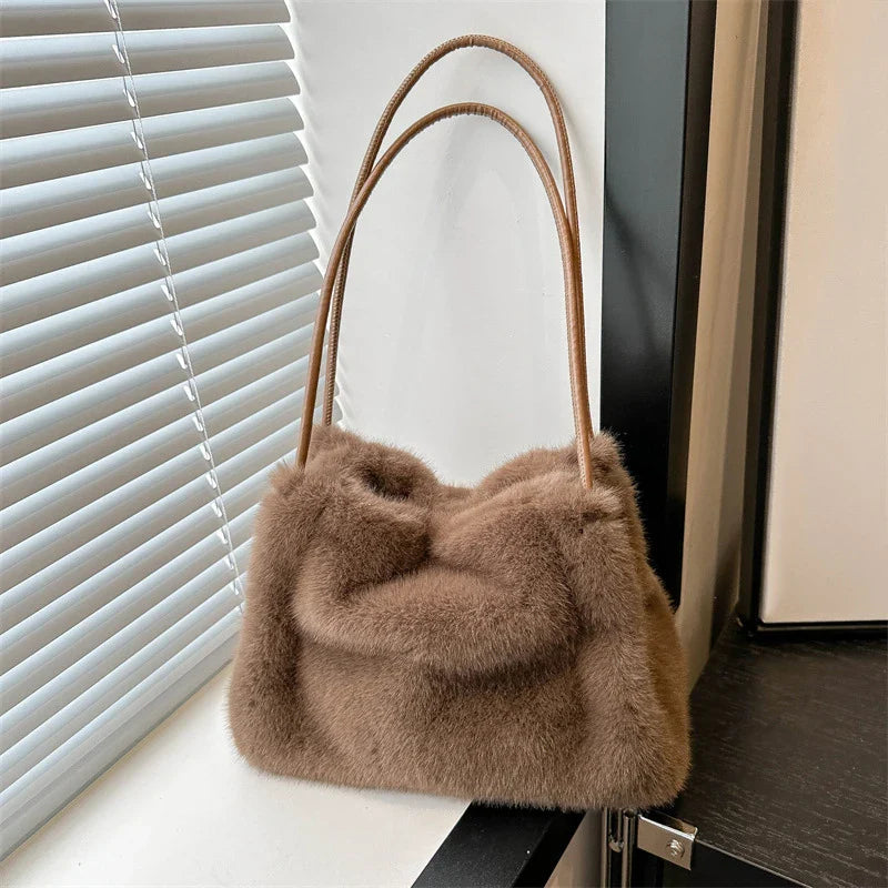 Serafine | Elegant Plush Crossbody Bag