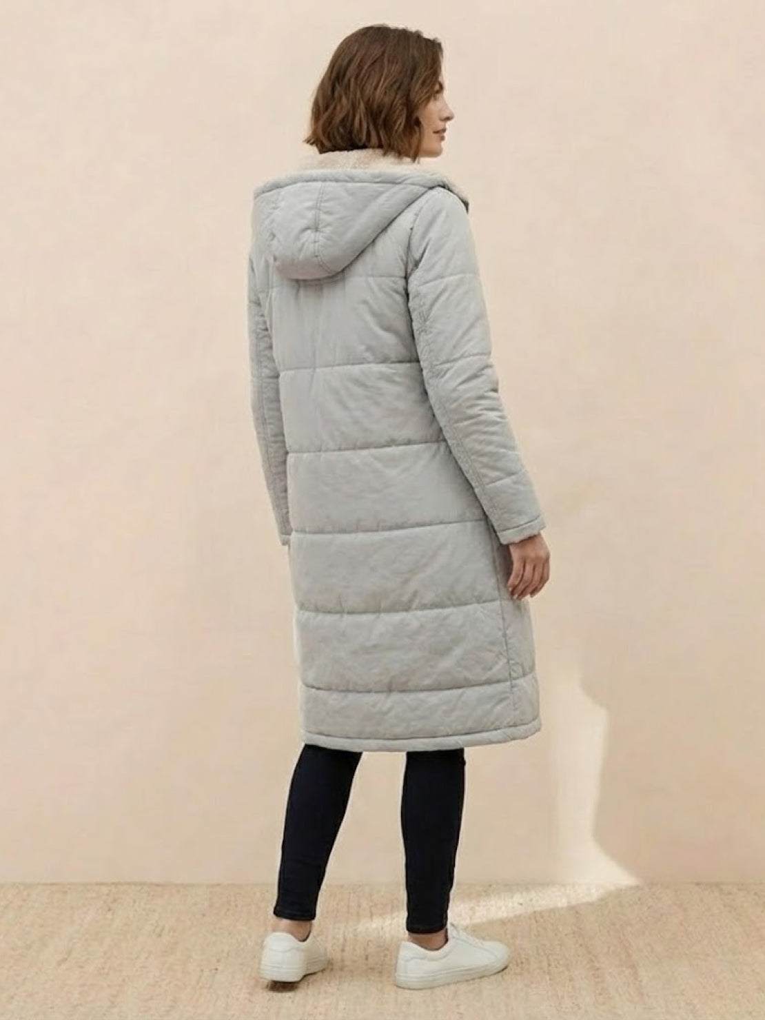Lizzy -Sherpa-Lined Hooded Teddy Coat